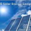 Top 10 Solar Energy Companies
